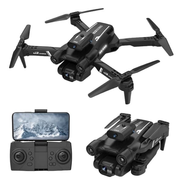 Drone foldbar, med sensorer mod forhindringer