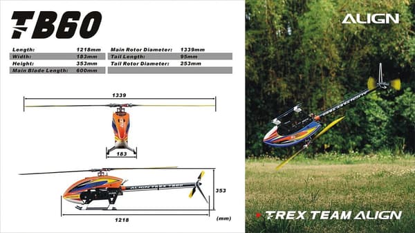 Align T-Rex TB60 6S Combo