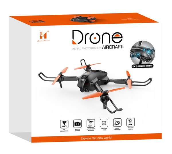 Lead Honor LH-X63WF-2 Radiostyrd Drönare 2.4G med 2 x WIFI-kamera