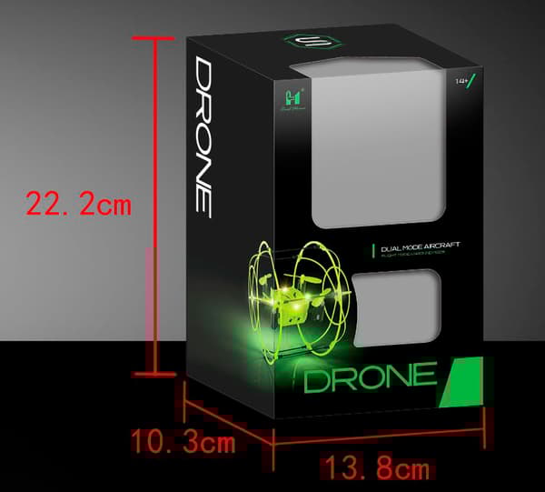 Lead Honor LH-X58 Radiostyrd 4-Axis Flying Ball Drone 2.4G