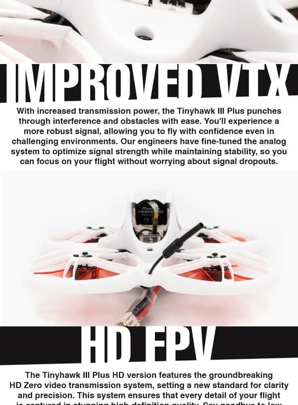 EMAX Tinyhawk III Plus RTF Analog ELRS