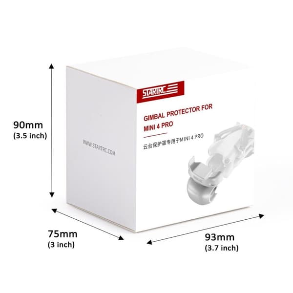 Kameracover til DJI Mini 4 Pro - Hvid