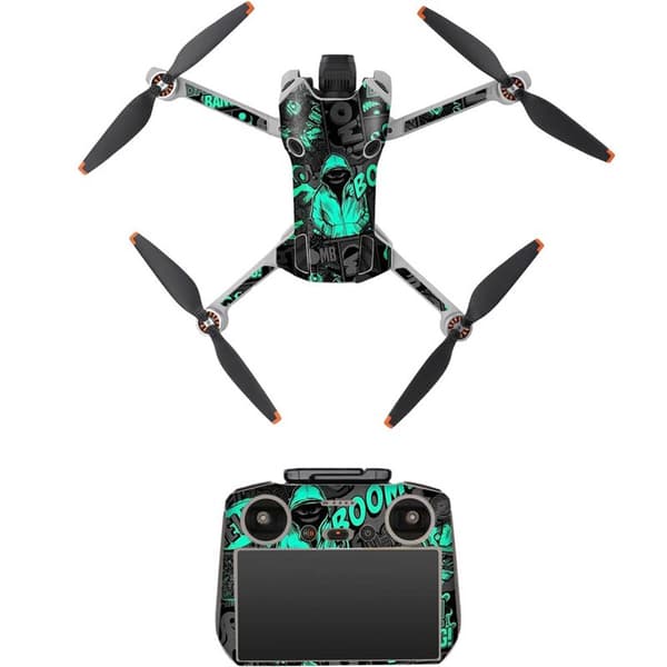 Sunnylife Sticker kit DJI Mini 4 Pro och DJI RC 2 - Cap man