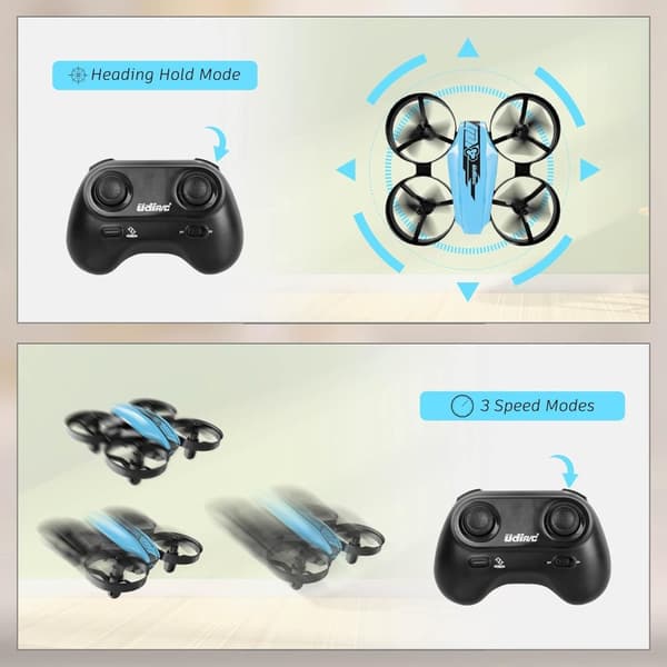 UDI Firefly Mini Drone RTF - Blå