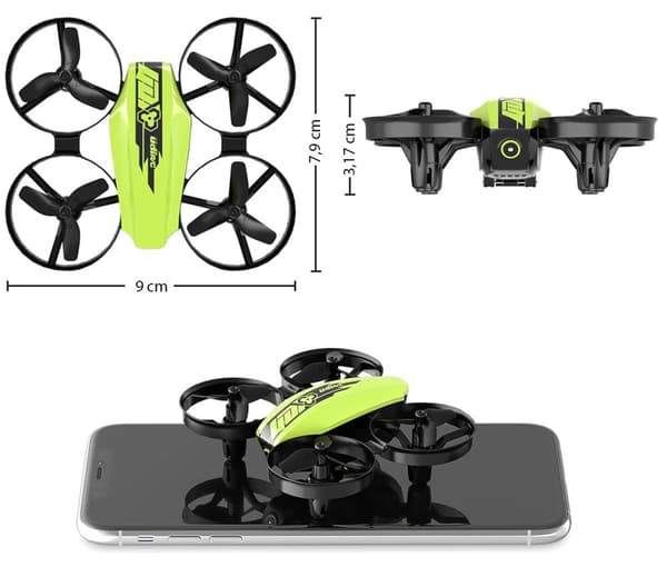 UDI Firefly Mini Drone RTF - Blå