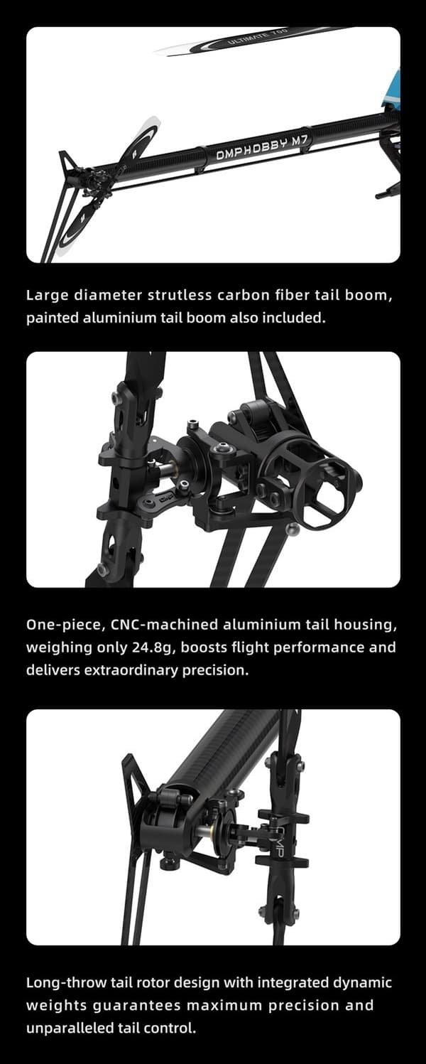 OMP Hobby M7 KIT med motorhelikopter - gul