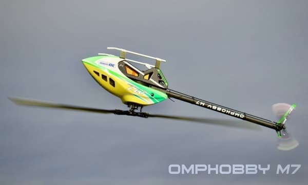 OMP Hobby M7 KIT med motorhelikopter - gul