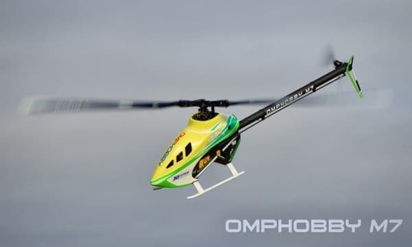 OMP Hobby M7 KIT med motorhelikopter - gul