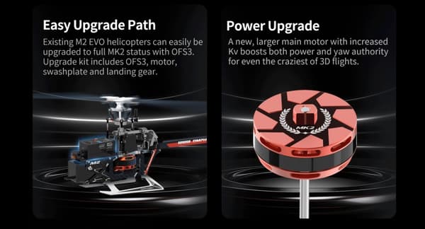 OMP Hobby M2 Evo MK2 OFS3 BNF Helikopter - Ed