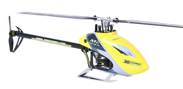 OMP Hobby M2 Evo MK2 OFS3 BNF Helikopter - Gul