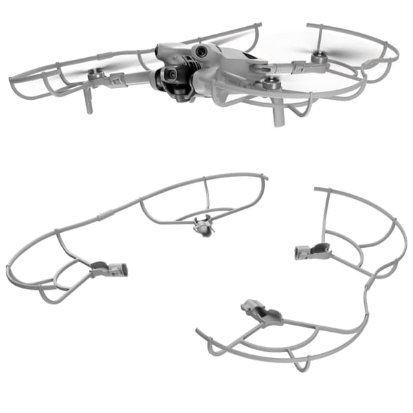 Potkurin suojus DJI Mini 4 Pro:lle - harmaa