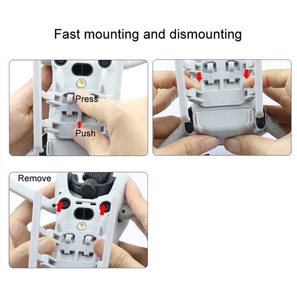 Landingsutstyr for DJI Mini 4 Pro - Grå