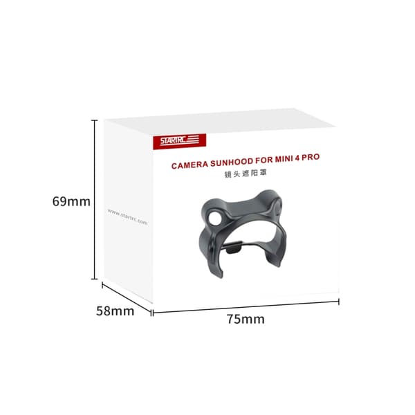 Solskærm til kamera til DJI Mini 4 Pro - Svart