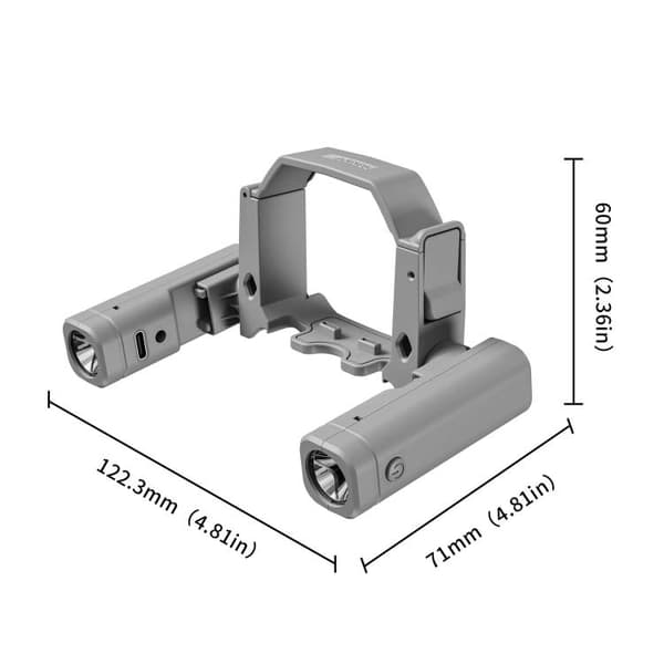 LED-navigationsljus till DJI Mini 4 Pro med 360° justerbara lampor