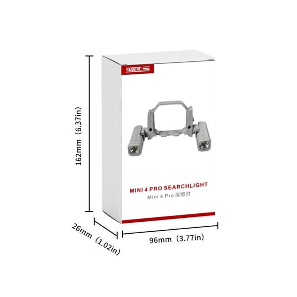 LED-navigationsljus till DJI Mini 4 Pro med 360° justerbara lampor