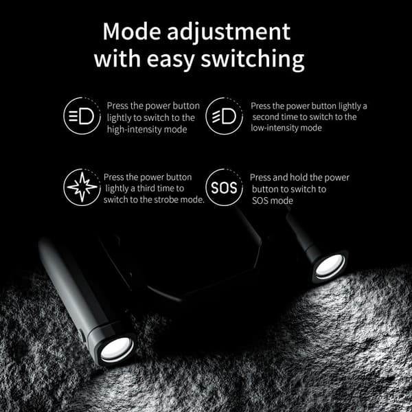 LED-navigationsljus till DJI Mini 4 Pro med 360° justerbara lampor