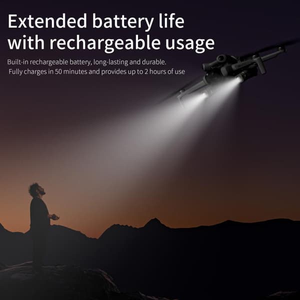 LED-navigasjonslys for DJI Mini 4 Pro med 360° justerbart lys