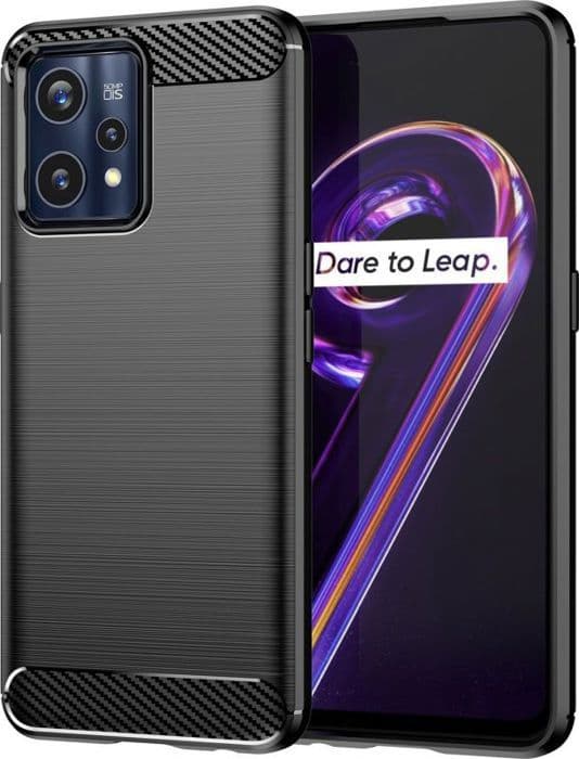 Hurtel - 187737400 - Kolfodral Flexibelt skyddsskal för Realme 9 Pro + (9 Pro Plus) svart