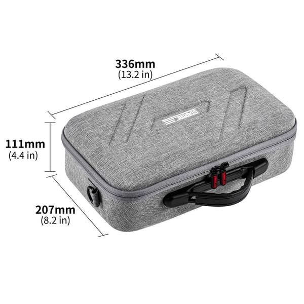 Bæretaske til DJI Flip - Stødsikker og vandafvisende med smart opbevaring - Grå