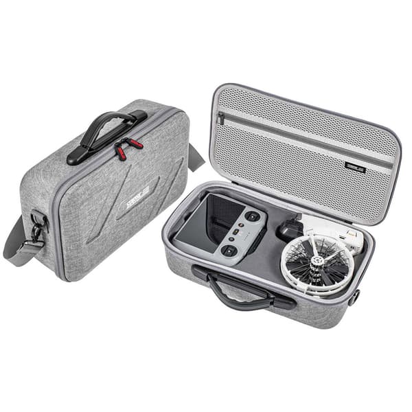 Bæretaske til DJI Flip - Stødsikker og vandafvisende med smart opbevaring - Grå