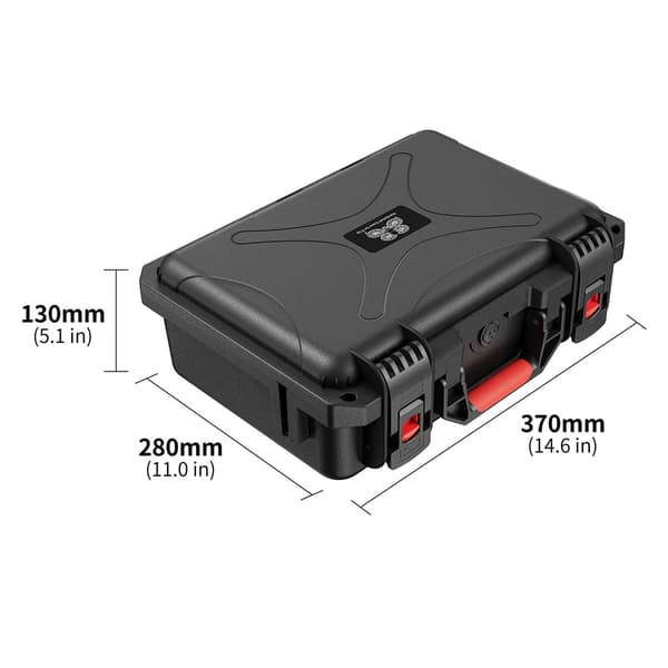 Hårdt opbevaringsetui til DJI Flip - Vandtæt, eksplosionssikkert og stødsikkert - Svart
