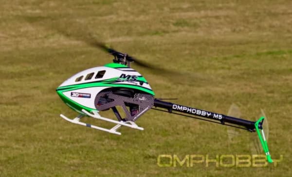OMP Hobby M5 KIT Helikopter m/blad - Grön