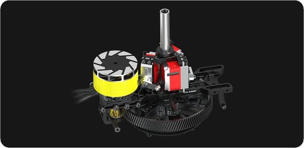 OMP Hobby M5 KIT Helikopter m/blad - Grön