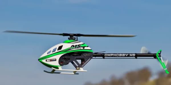 OMP Hobby M5 KIT Helikopter m/blad - Grön