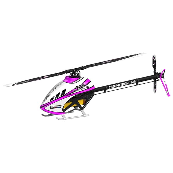 OMP Hobby M6 KIT Helikopter m/blad - Rosa
