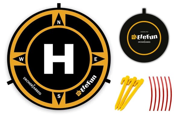 Elefun Landingsplatform til droner 110 cm