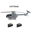 Miniatyrbillede 2 af 2: RC Helikopter, 6-Akset Gyro Stabilisering, 80-100m Rækkevidde,Venstre 2 Batterier