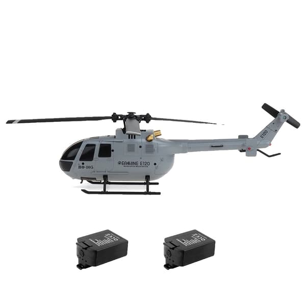 RC Helikopter, 6-Akset Gyro Stabilisering, 80-100m Rækkevidde,Venstre 2 Batterier