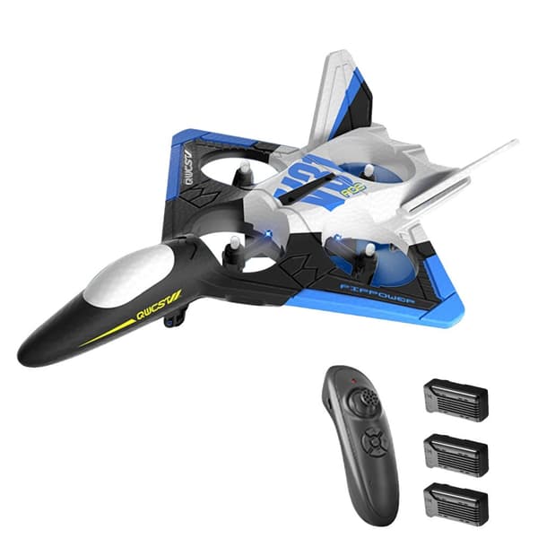Fjernstyret Flyvemaskine, 1000mAh Batteri, 15 minutters Flyvetid, 150m Kontrolafstand,4K kamera-3 batteri