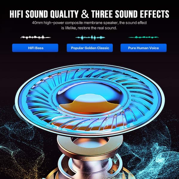 Moottoripyörän Bluetooth-kypäräpuhelin, yhdistä jopa 8 ratsastajaa, samanaikainen kypäräpuhelu ja musiikin suoratoisto, sisäänrakennettu FM-radio.