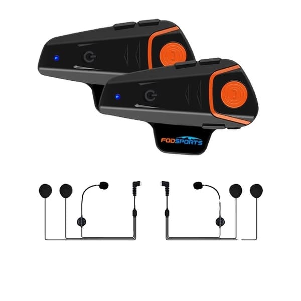 Moottoripyörän kypärä Bluetooth-kuulokkeet, handsfree-yhteys, FM-radio, 1 kpl kovalla mikrofonilla