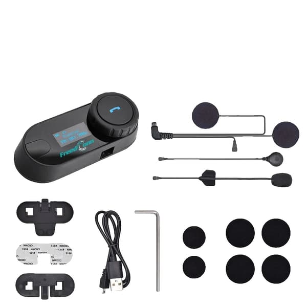 Motorcykel Intercom Hjälm Headset, Vattentät, Bullerreducering, Lång Batteritid,SC-800 S och H Tråd