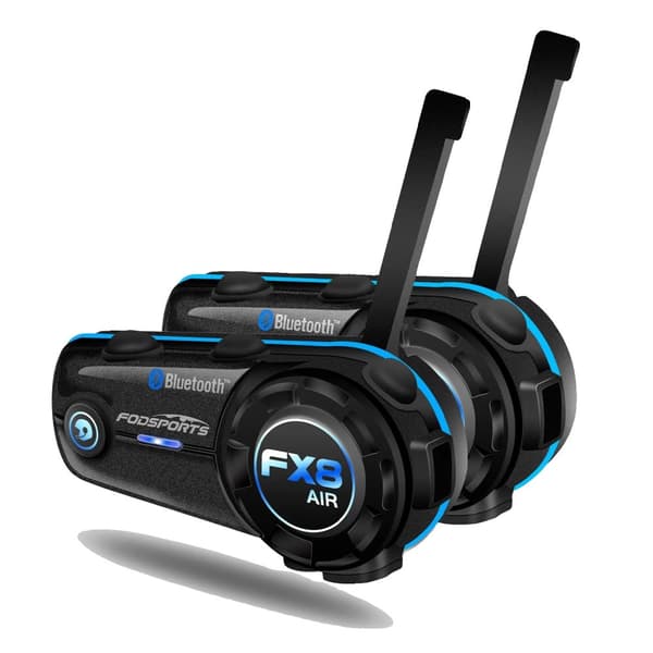 Moottoripyörän intercom-kuulokkeet, Bluetooth 50, vedenkestävä,2 kpl englanniksi
