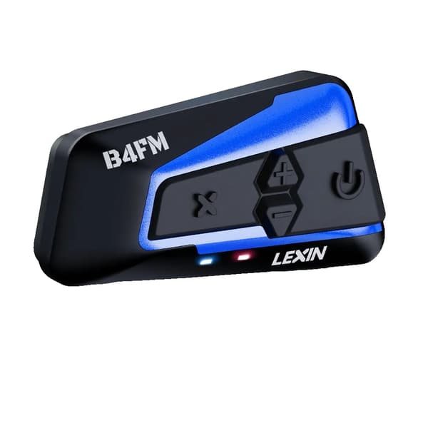 Motorcykel Bluetooth Intercom, 10 ryttere understøttelse, op til 1600 m rækkevidde,B4FM-X