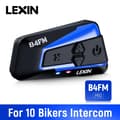 Miniatyrbillede 2 af 2: Motorcykel Intercom Headset, BT50 Forbindelse, Vandtæt Design, B4FM-X