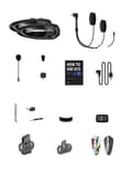Miniatyrbillede 1 af 2: Motorcykel Intercom, Bluetooth 50 Forbindelse, Enkeltknap Parring, Dobbelt pakke 2 stk