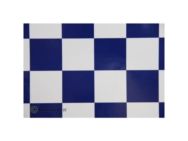 Oracover 491-010-052-002 Strygefolie Fun 5 (L x B) 2 m x 60 cm Hvid, Mørkeblå