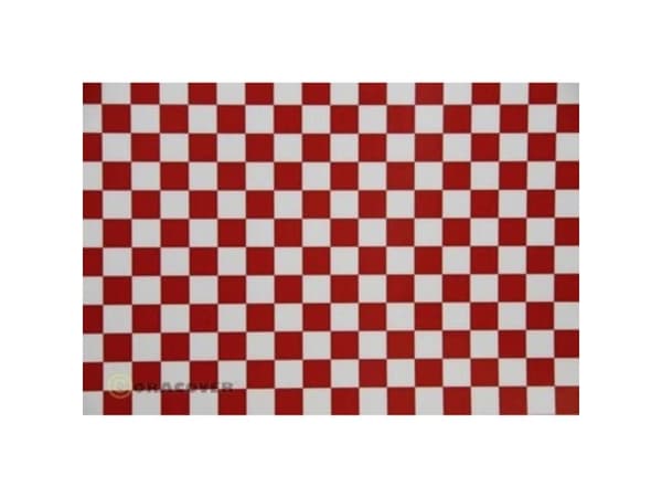 Oracover 44-010-023-010 Strygefolie Fun 4 (L x B) 10 m x 60 cm Hvid, Rød