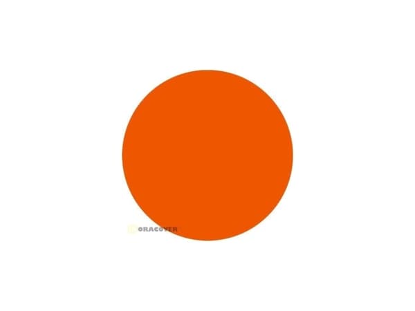 Oracover 26-065-006 Dekorativ kant Oraline (L x B) 15 m x 6 mm Signalorange (fluorescerande)