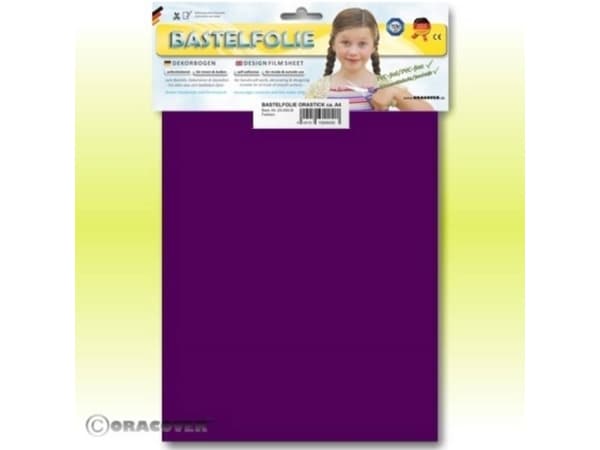 Oracover 25-015-B Klæbefilm Orastick (L x B) 300 mm x 208 mm Violetti (fluoresoiva)