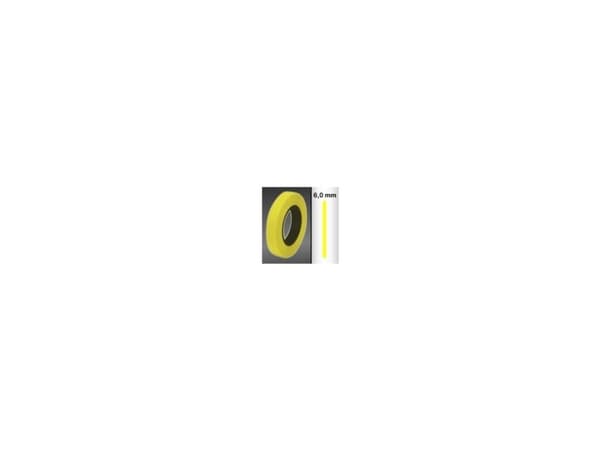 Oracover 26-039-006-M Dekorativ trim Oraline (L x B) 15 m x 6 mm Transparent gul