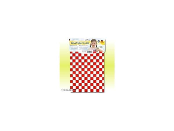 Oracover 48-010-023-B Klæbefilm Orastick Fun 4 (L x B) 300 mm x 208 mm Hvid, Rød
