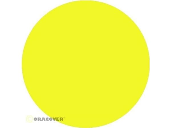 Oracover 82-035-002 Optegningsfolie Easyplot (L x B) 2 m x 20 cm Transparent gul (fluorescerende)