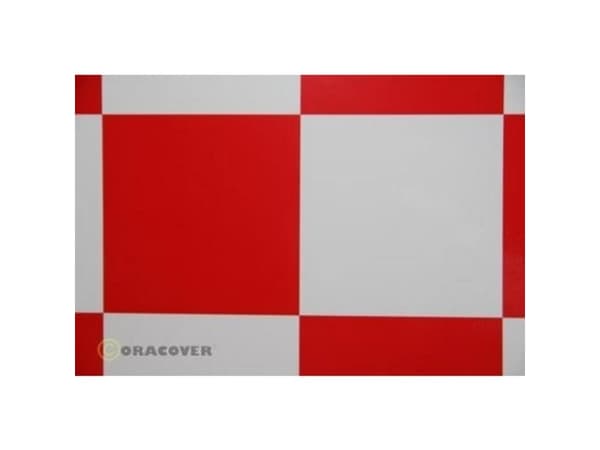 Oracover 691-010-023-002 Strygefolie Fun 6 (L x B) 2 m x 60 cm Hvid, Rød