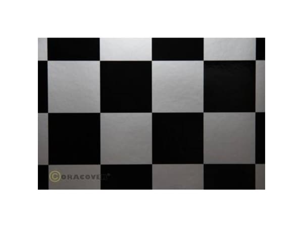 Oracover 491-091-071-002 Strygefolie Fun 5 (L x B) 2 m x 60 cm Sølv-sort