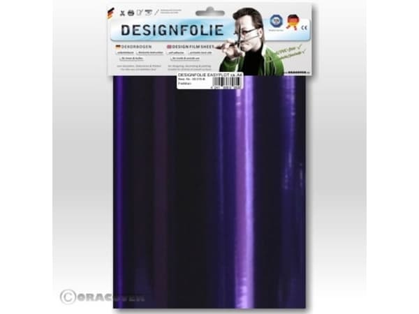Oracover 50-100-B Designfolie Easyplot (L x B) 300 mm x 208 mm Krom-violet